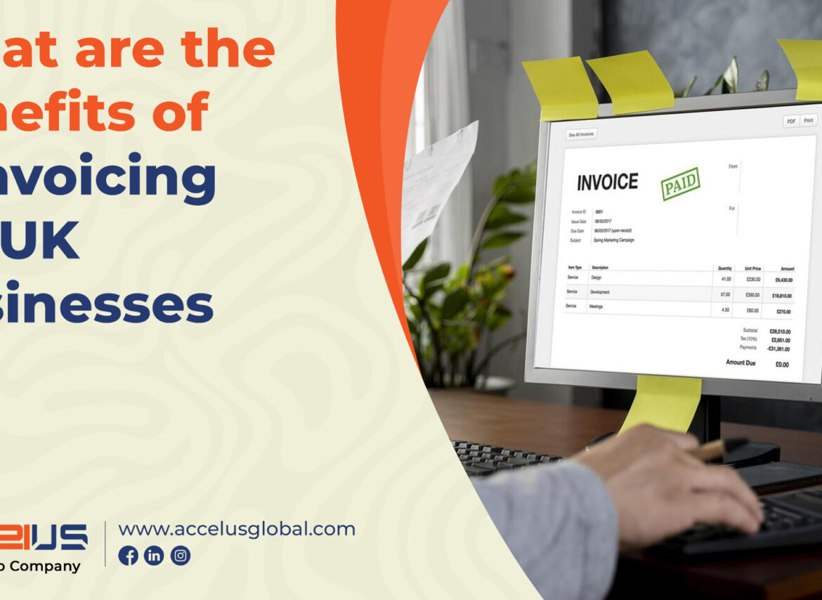 What are the benefits of e-invoicing for UK businesses